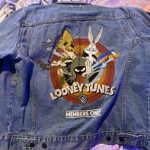 Members only vintage jean jacket